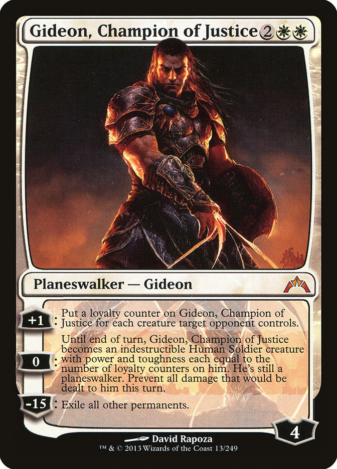Gideon, Champion of Justice [Gatecrash] MTG Single Magic: The Gathering    | Red Claw Gaming