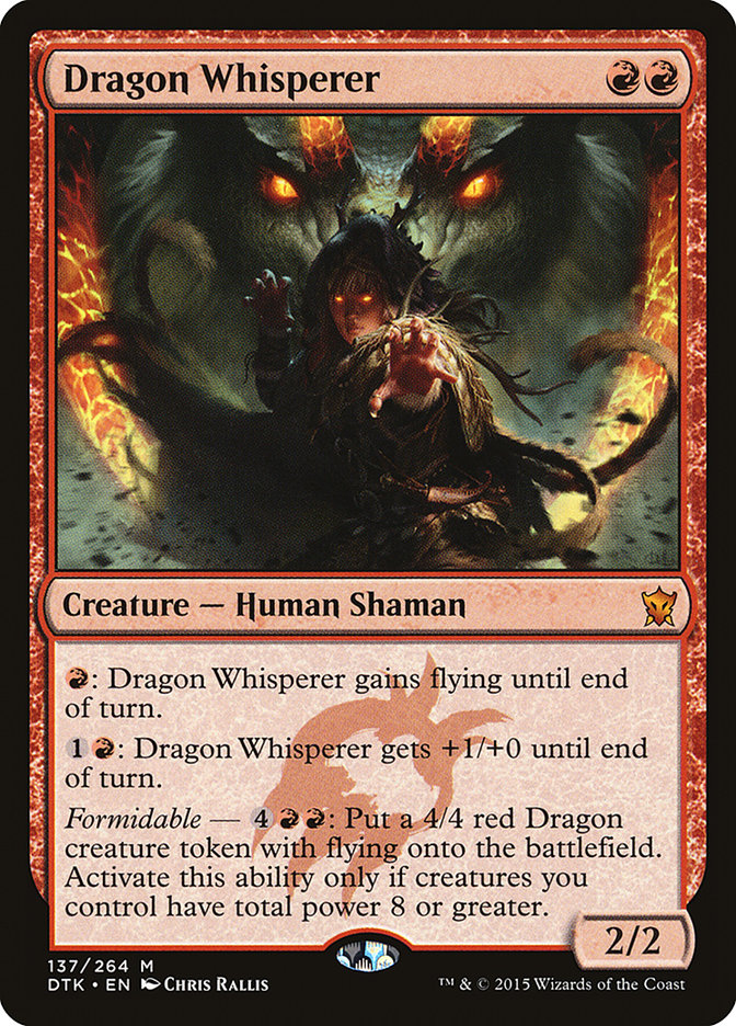 Dragon Whisperer [Dragons of Tarkir] MTG Single Magic: The Gathering    | Red Claw Gaming