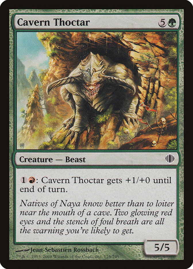 Cavern Thoctar [Shards of Alara] MTG Single Magic: The Gathering    | Red Claw Gaming