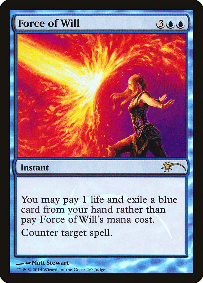 Force of Will [Judge Gift Cards 2014] MTG Single Magic: The Gathering    | Red Claw Gaming