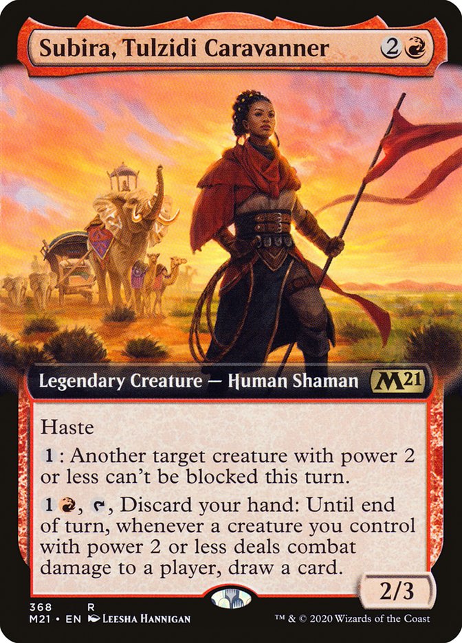 Subira, Tulzidi Caravanner (Extended Art) [Core Set 2021] MTG Single Magic: The Gathering    | Red Claw Gaming