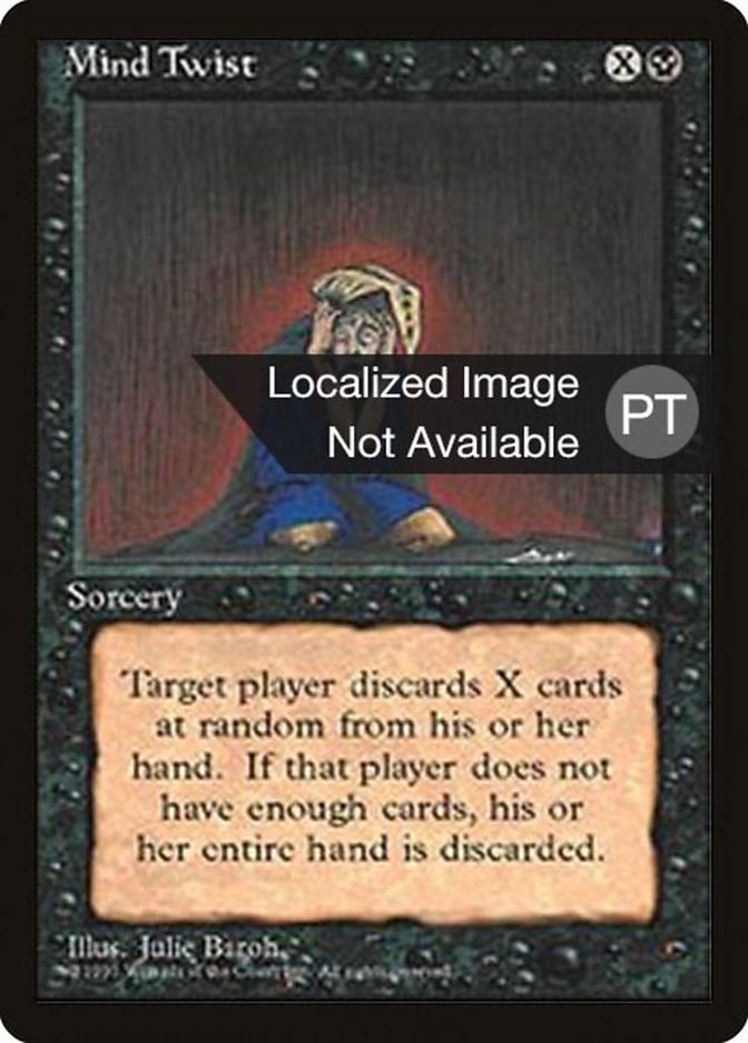 Mind Twist [Fourth Edition (Foreign Black Border)] MTG Single Magic: The Gathering    | Red Claw Gaming