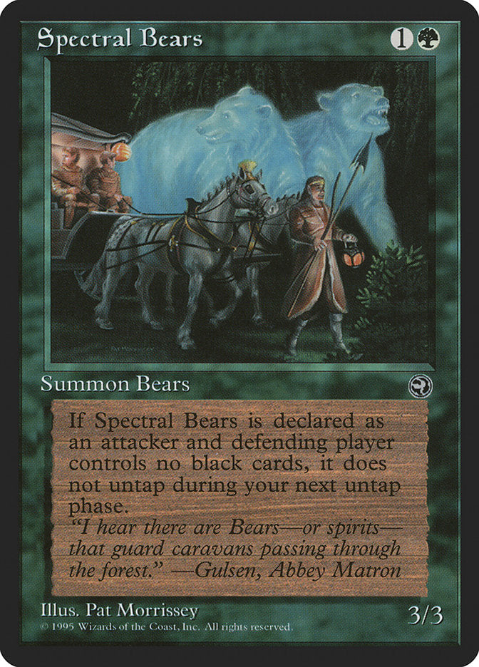 Spectral Bears [Homelands] MTG Single Magic: The Gathering    | Red Claw Gaming