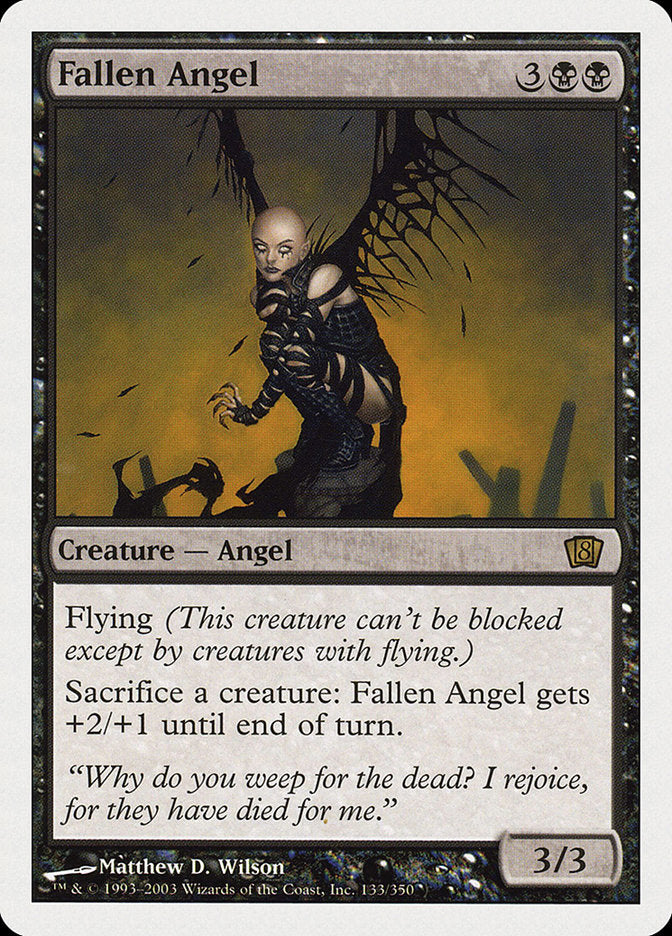 Fallen Angel [Eighth Edition] MTG Single Magic: The Gathering    | Red Claw Gaming
