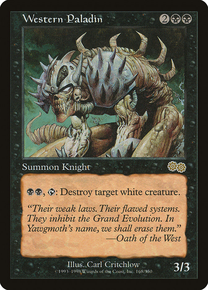 Western Paladin [Urza's Saga] MTG Single Magic: The Gathering    | Red Claw Gaming