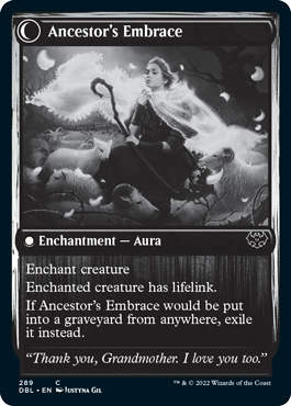 Kindly Ancestor // Ancestor's Embrace [Innistrad: Double Feature] MTG Single Magic: The Gathering    | Red Claw Gaming