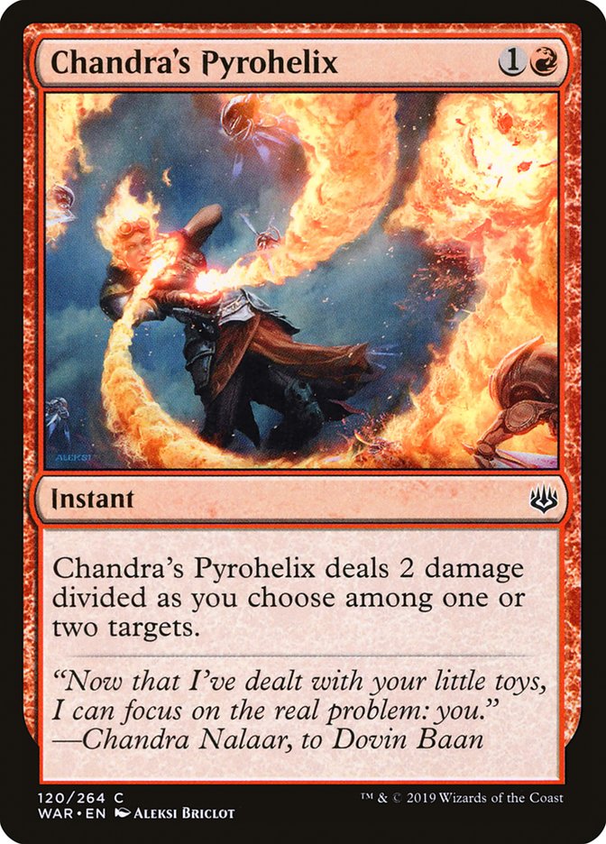 Chandra's Pyrohelix [War of the Spark] MTG Single Magic: The Gathering    | Red Claw Gaming