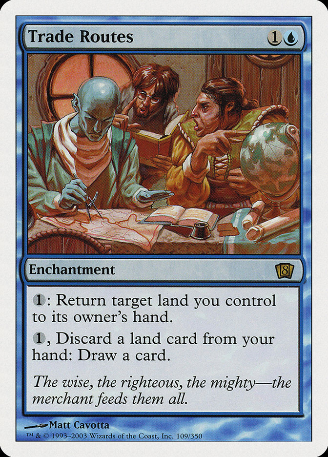 Trade Routes [Eighth Edition] MTG Single Magic: The Gathering    | Red Claw Gaming