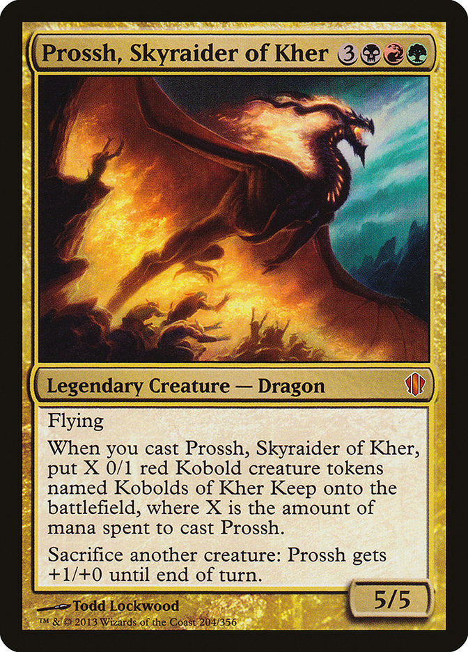 Prossh, Skyraider of Kher [Commander 2013] MTG Single Magic: The Gathering    | Red Claw Gaming
