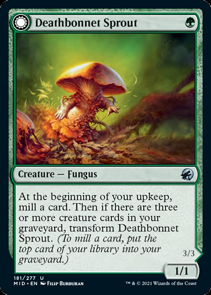 Deathbonnet Sprout // Deathbonnet Hulk [Innistrad: Midnight Hunt] MTG Single Magic: The Gathering    | Red Claw Gaming