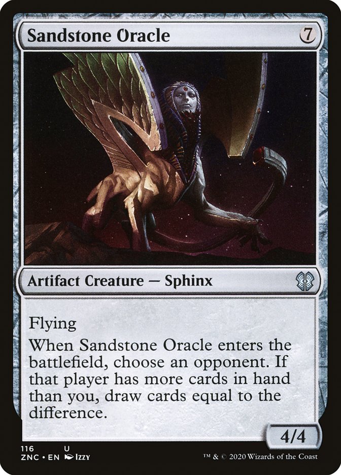 Sandstone Oracle [Zendikar Rising Commander] MTG Single Magic: The Gathering    | Red Claw Gaming