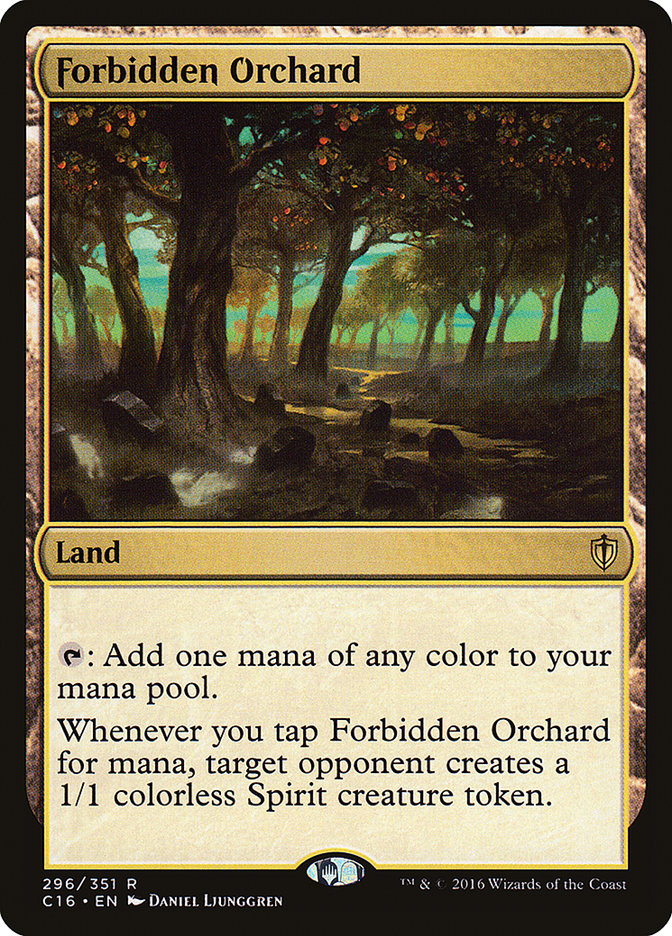 Forbidden Orchard [Commander 2016] MTG Single Magic: The Gathering    | Red Claw Gaming