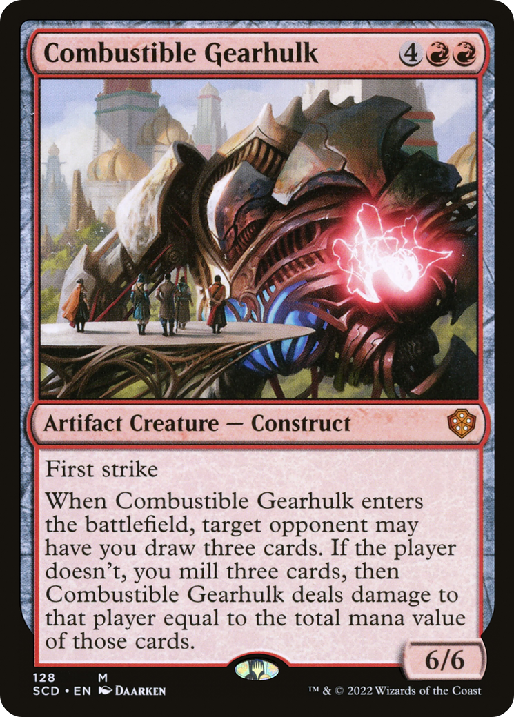 Combustible Gearhulk [Starter Commander Decks] MTG Single Magic: The Gathering    | Red Claw Gaming