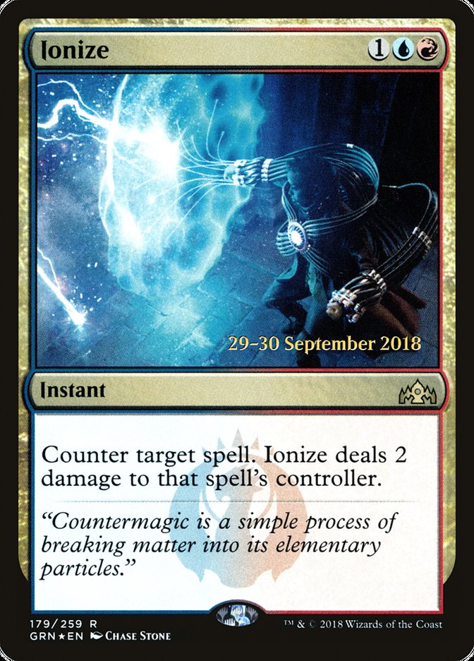 Ionize [Guilds of Ravnica Prerelease Promos] MTG Single Magic: The Gathering    | Red Claw Gaming