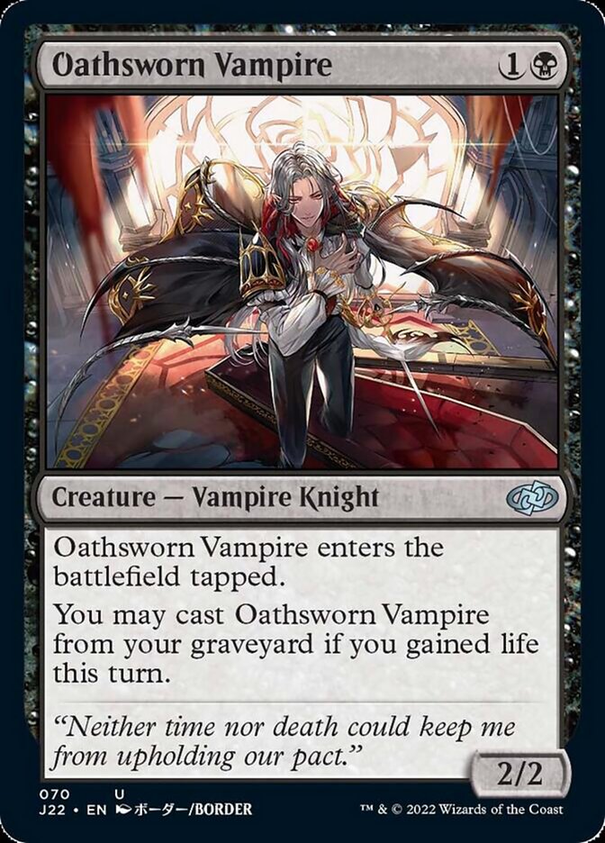 Oathsworn Vampire [Jumpstart 2022] MTG Single Magic: The Gathering    | Red Claw Gaming