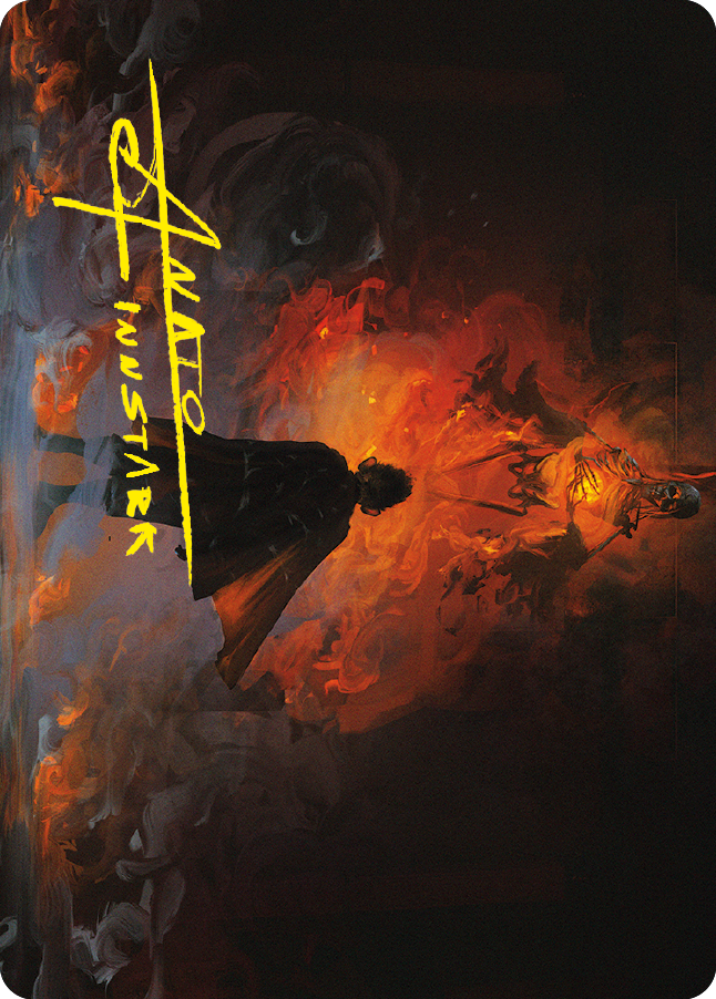 Pippin, Guard of the Citadel Art Card (Gold-Stamped Signature) [The Lord of the Rings: Tales of Middle-earth Art Series] MTG Single Magic: The Gathering    | Red Claw Gaming