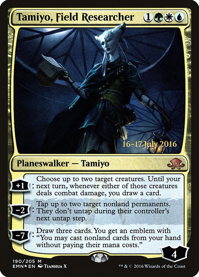 Tamiyo, Field Researcher [Eldritch Moon Prerelease Promos] MTG Single Magic: The Gathering    | Red Claw Gaming