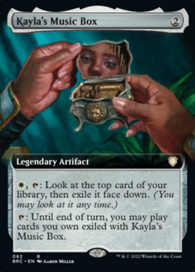 Kayla's Music Box (Extended Art) [The Brothers' War Commander] MTG Single Magic: The Gathering    | Red Claw Gaming