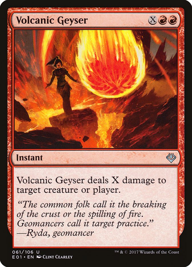 Volcanic Geyser [Archenemy: Nicol Bolas] MTG Single Magic: The Gathering    | Red Claw Gaming