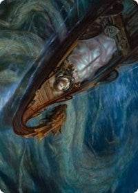 Funeral Longboat Art Card [Kaldheim Art Series] MTG Single Magic: The Gathering    | Red Claw Gaming