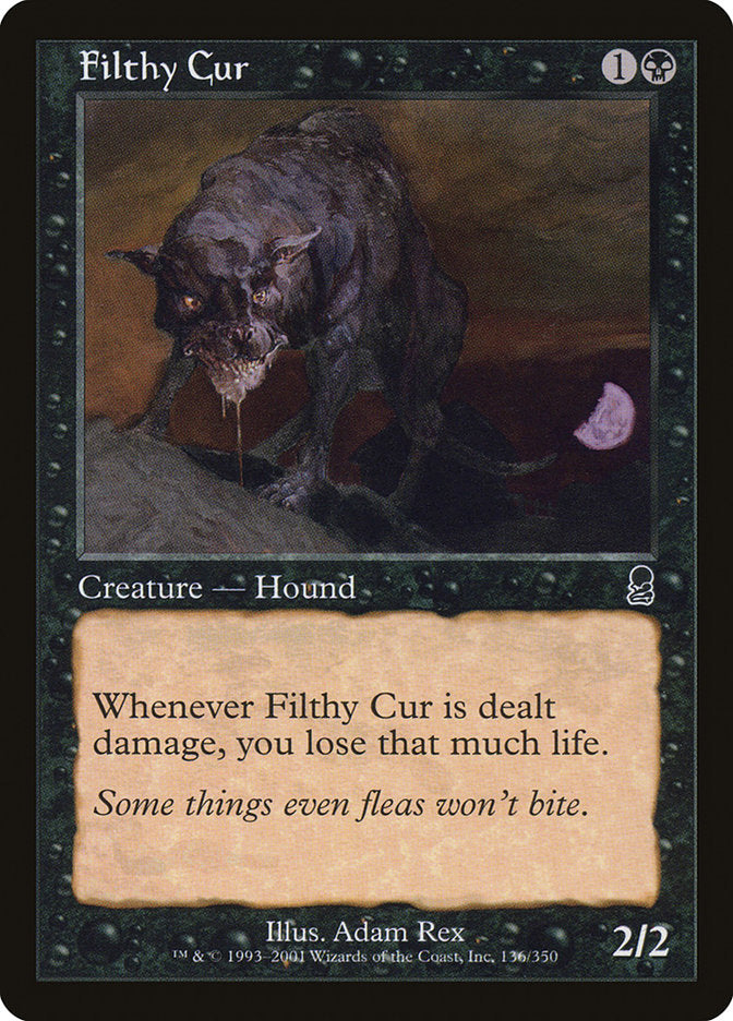 Filthy Cur [Odyssey] MTG Single Magic: The Gathering    | Red Claw Gaming