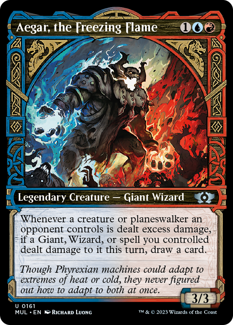 Aegar, the Freezing Flame (Halo Foil) [Multiverse Legends] MTG Single Magic: The Gathering    | Red Claw Gaming