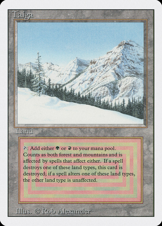 Taiga [Revised Edition] MTG Single Magic: The Gathering    | Red Claw Gaming