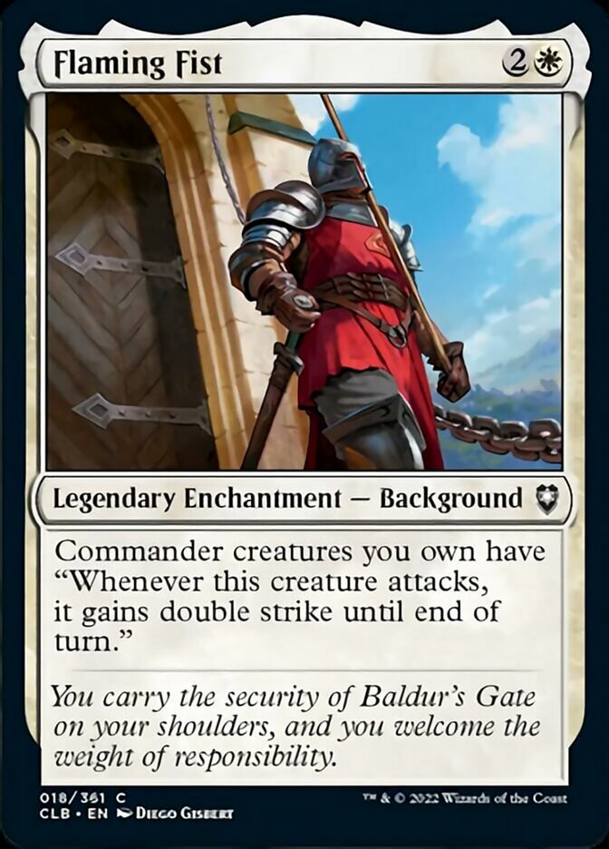 Flaming Fist [Commander Legends: Battle for Baldur's Gate] MTG Single Magic: The Gathering    | Red Claw Gaming