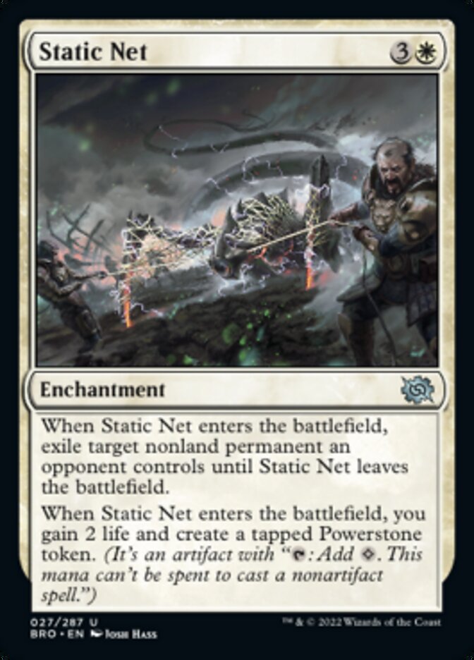 Static Net [The Brothers' War] MTG Single Magic: The Gathering    | Red Claw Gaming