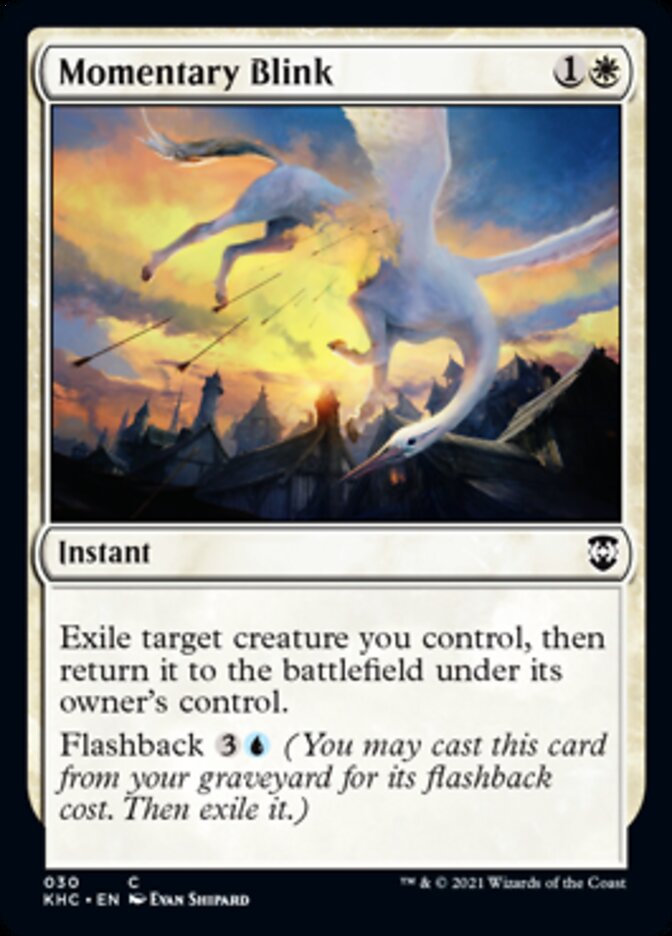 Momentary Blink [Kaldheim Commander] MTG Single Magic: The Gathering    | Red Claw Gaming