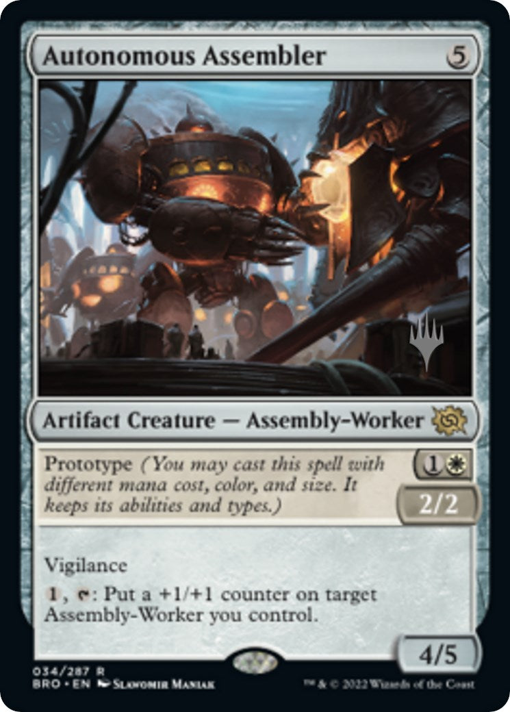 Autonomous Assembler (Promo Pack) [The Brothers' War Promos] MTG Single Magic: The Gathering    | Red Claw Gaming