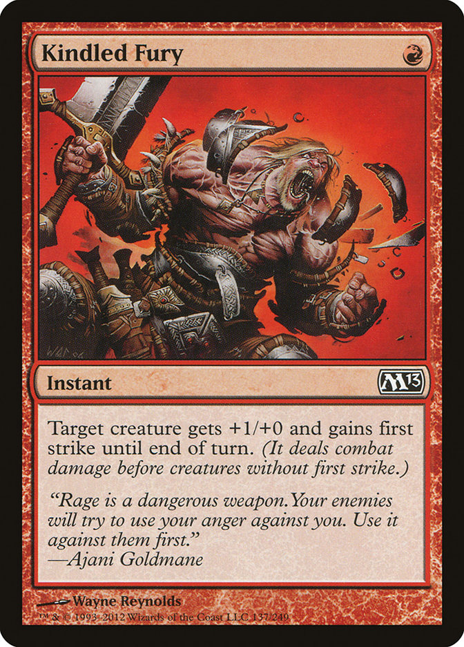 Kindled Fury [Magic 2013] MTG Single Magic: The Gathering    | Red Claw Gaming
