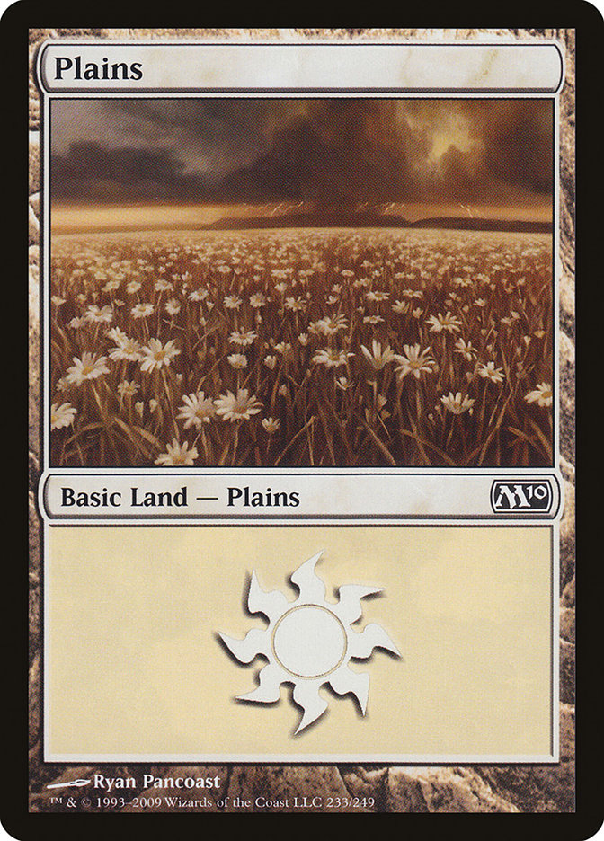 Plains (233) [Magic 2010] MTG Single Magic: The Gathering    | Red Claw Gaming
