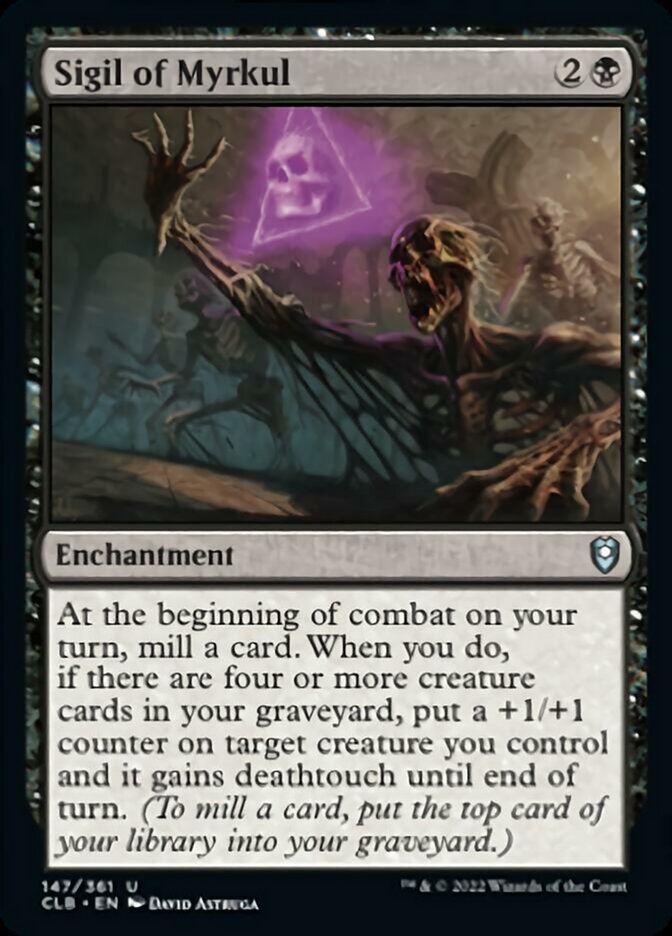 Sigil of Myrkul [Commander Legends: Battle for Baldur's Gate] MTG Single Magic: The Gathering    | Red Claw Gaming