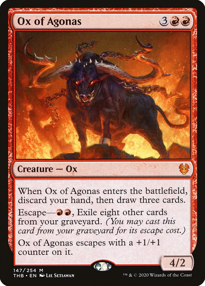 Ox of Agonas [Theros Beyond Death] MTG Single Magic: The Gathering    | Red Claw Gaming