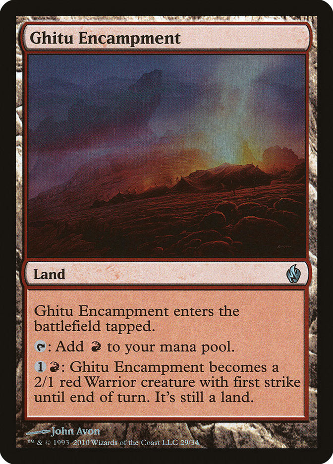 Ghitu Encampment [Premium Deck Series: Fire and Lightning] MTG Single Magic: The Gathering    | Red Claw Gaming