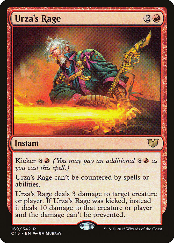 Urza's Rage [Commander 2015] MTG Single Magic: The Gathering    | Red Claw Gaming