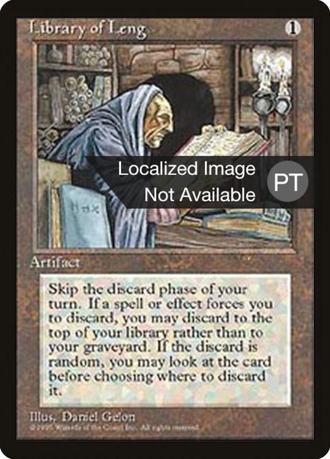 Library of Leng [Fourth Edition (Foreign Black Border)] MTG Single Magic: The Gathering    | Red Claw Gaming
