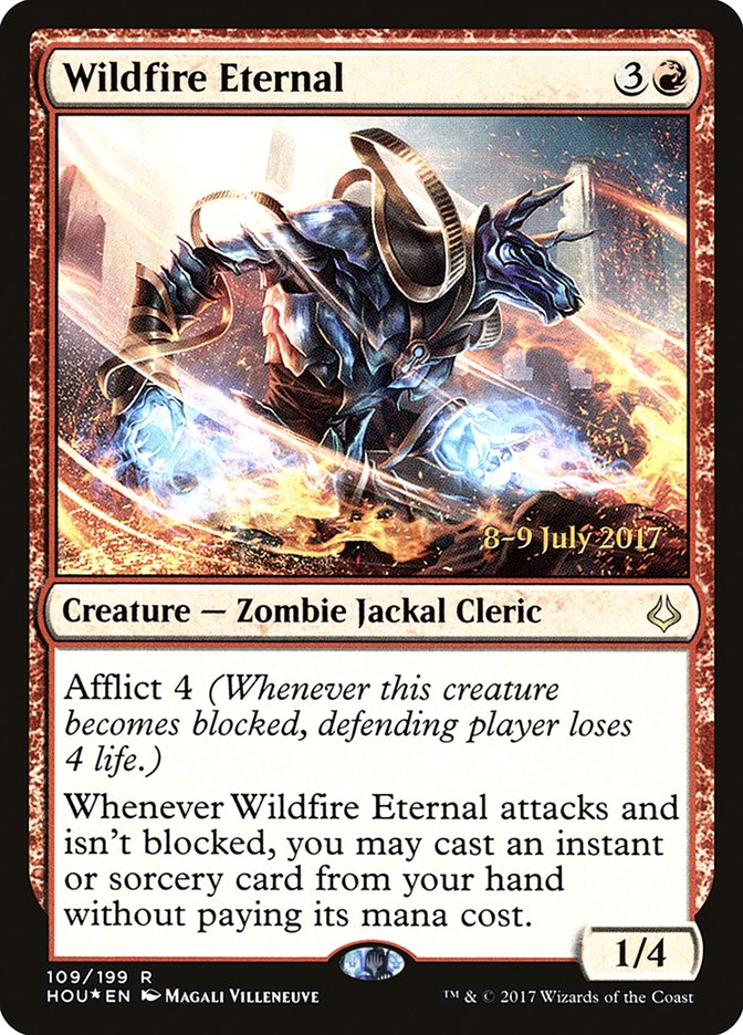 Wildfire Eternal [Hour of Devastation Prerelease Promos] MTG Single Magic: The Gathering    | Red Claw Gaming
