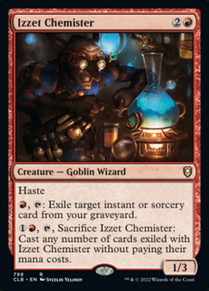 Izzet Chemister [Commander Legends: Battle for Baldur's Gate] MTG Single Magic: The Gathering    | Red Claw Gaming