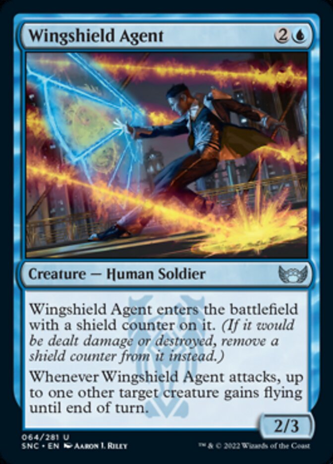 Wingshield Agent [Streets of New Capenna] MTG Single Magic: The Gathering    | Red Claw Gaming
