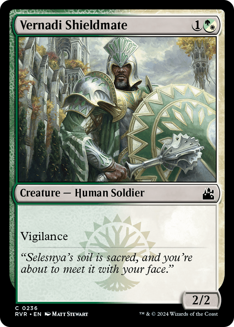 Vernadi Shieldmate [Ravnica Remastered] MTG Single Magic: The Gathering    | Red Claw Gaming