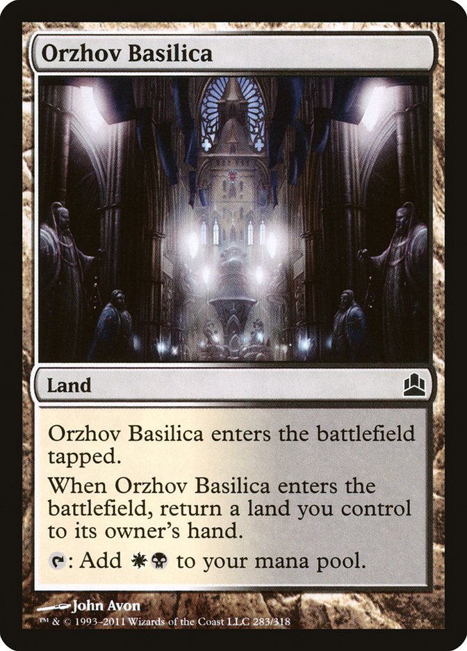 Orzhov Basilica [Commander 2011] MTG Single Magic: The Gathering    | Red Claw Gaming