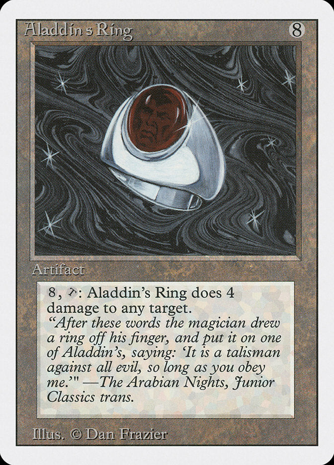 Aladdin's Ring [Revised Edition] MTG Single Magic: The Gathering    | Red Claw Gaming