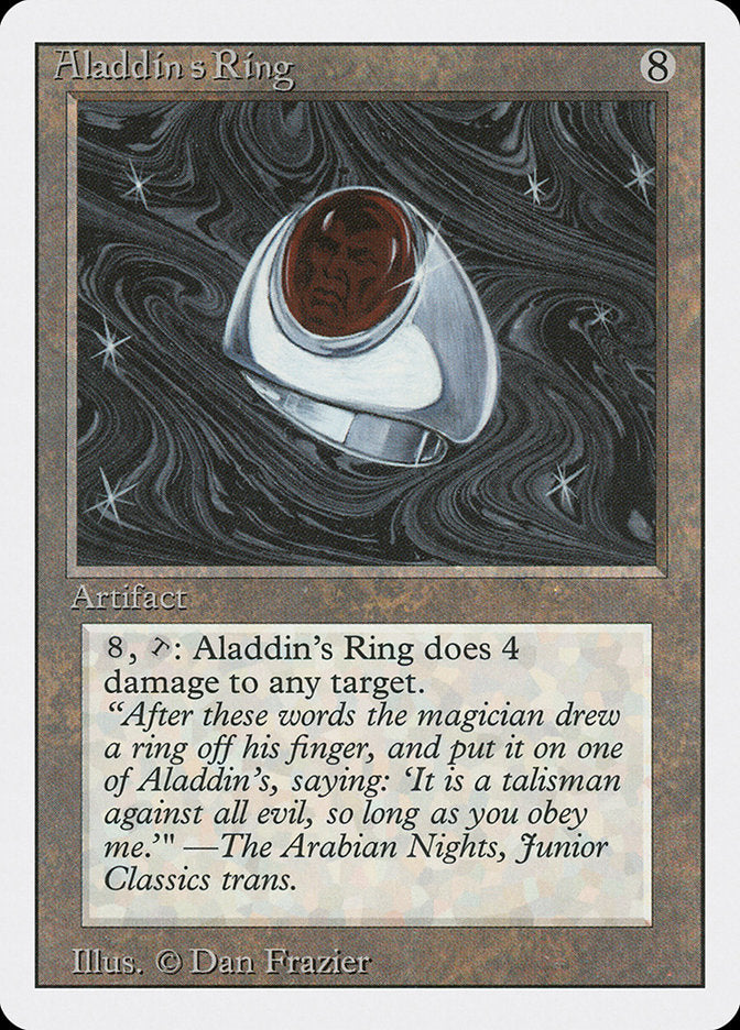 Aladdin's Ring [Revised Edition] MTG Single Magic: The Gathering    | Red Claw Gaming