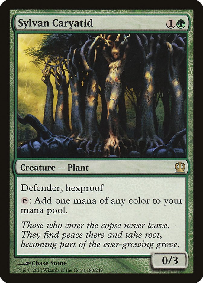Sylvan Caryatid [Theros] MTG Single Magic: The Gathering    | Red Claw Gaming