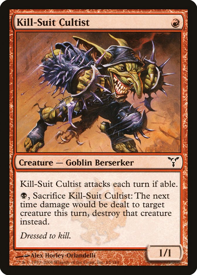 Kill-Suit Cultist [Dissension] MTG Single Magic: The Gathering    | Red Claw Gaming
