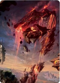 Mountain 2 Art Card [Zendikar Rising Art Series] MTG Single Magic: The Gathering    | Red Claw Gaming