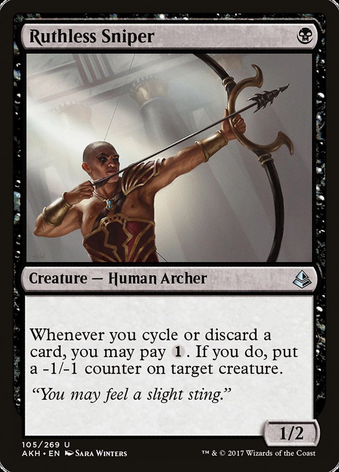 Ruthless Sniper [Amonkhet] MTG Single Magic: The Gathering    | Red Claw Gaming
