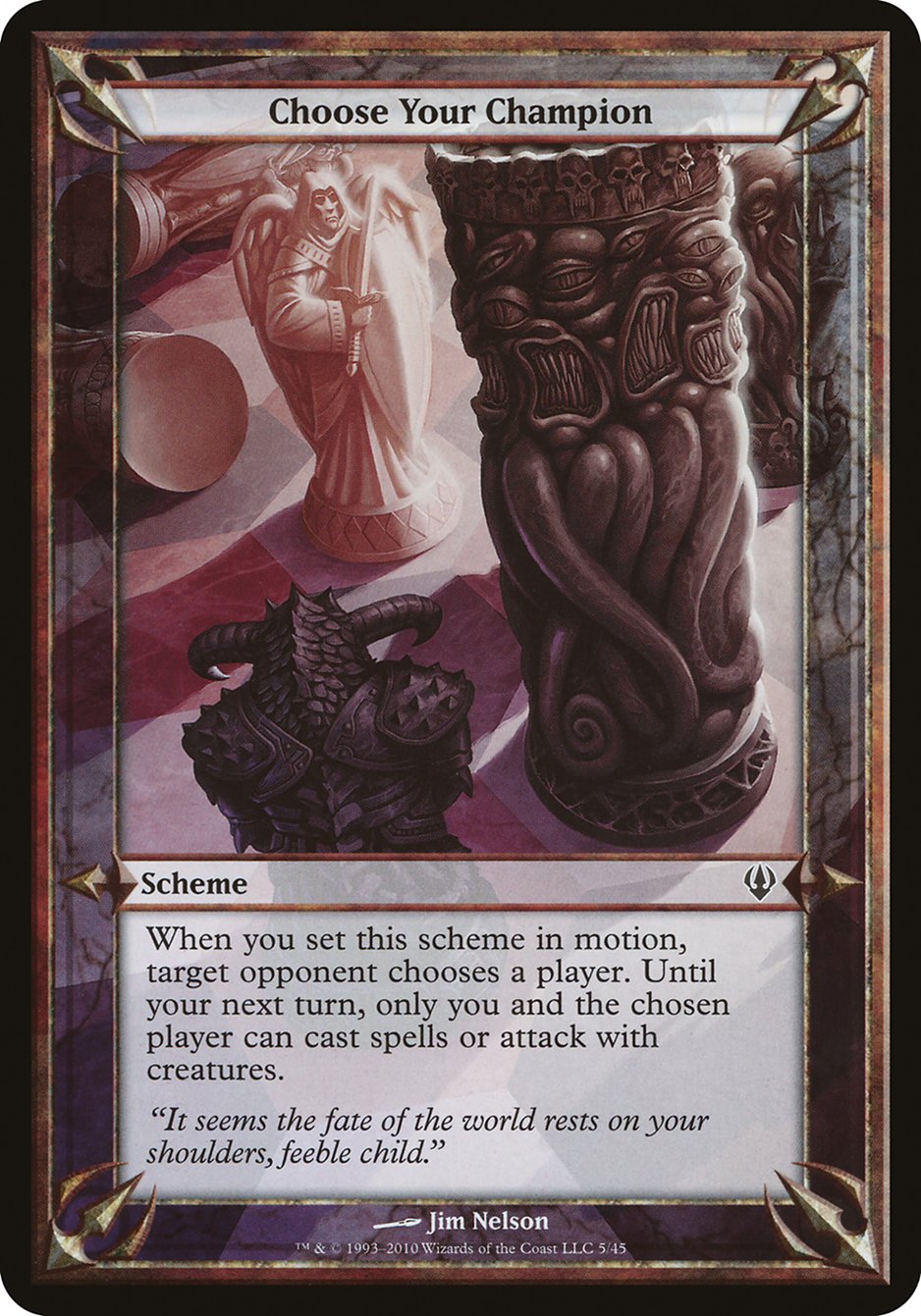Choose Your Champion (Schemes) [Archenemy Schemes] MTG Single Magic: The Gathering    | Red Claw Gaming